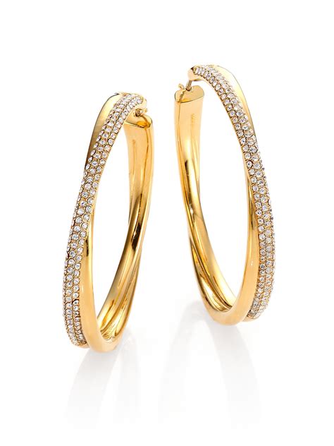 michael kors earrings hoops|michael kors earrings for women.